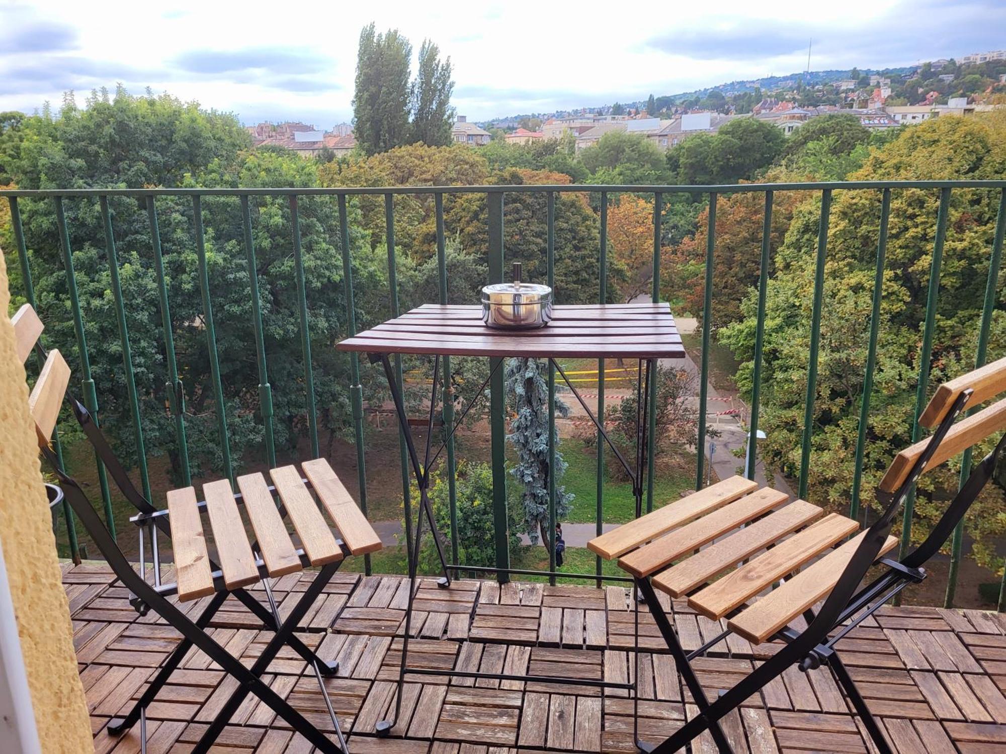 Sunny Panorama Flat Near Castle With Balcony Apartment Budapest Ngoại thất bức ảnh